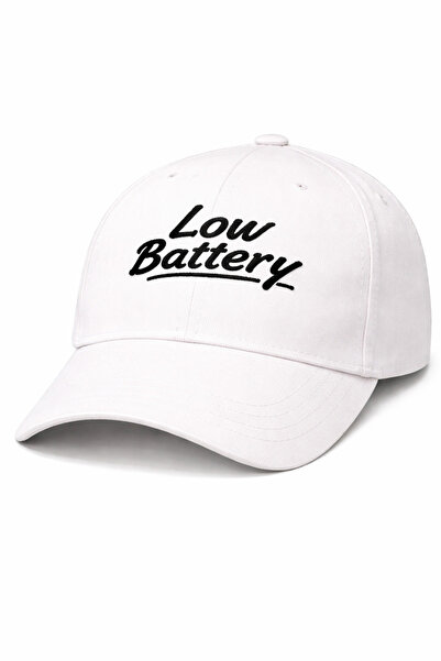 ZERAMİNE Low Battery Embroidered Unisex Baseball Cap – Adjustable Sports Cap