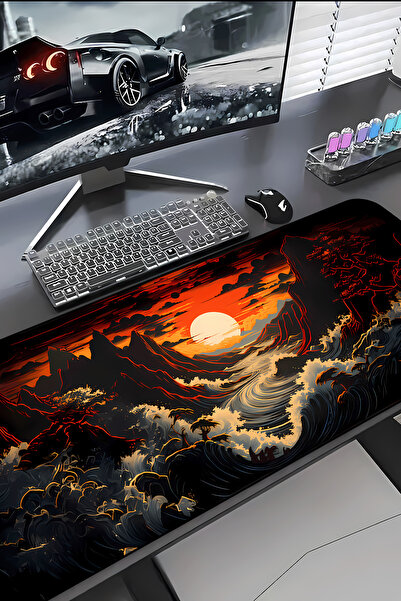 Charmbi لوحة ماوس ألعاب Öfkeli Deniz ProControl مقاس 30x70، لوحة ماوس للألعاب...