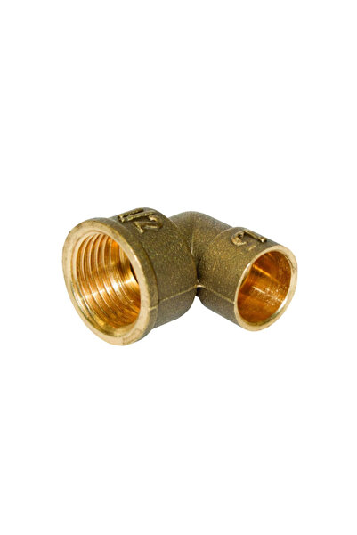 regata Brass Elbow Fitting 90° Female Threaded 15mm x 1/2" (Regata)