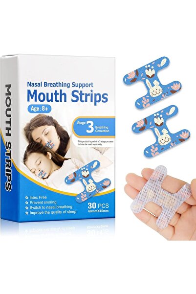 Arabest 30-Piece Corrective Breathing Mouth Tape, Anti-Snoring Sleep Strips f...