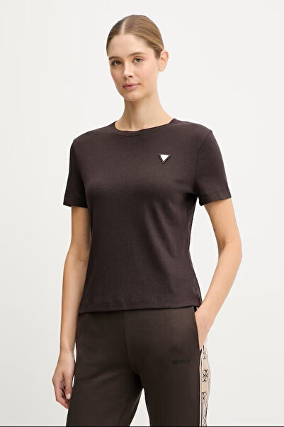 Guess Üçgen Logolu T-shirt V6RI17KD741