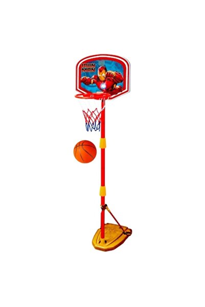 STAMP Basketball set, Stamp, Iron Man, Includes ball and pump, Adjustable hei...