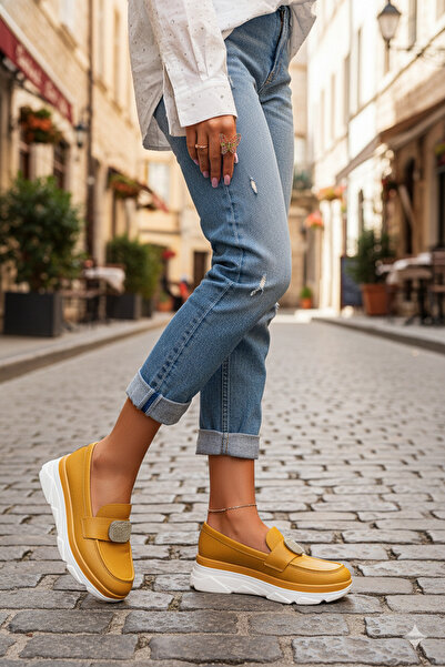 PREMIO PRIVE BRAND Women's Moccasins Made of Eco-Leather