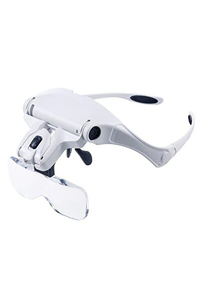 MOHAMED Ochelari cu 5 măriri și 2 LED-uri 9892B2C, încărcare USB