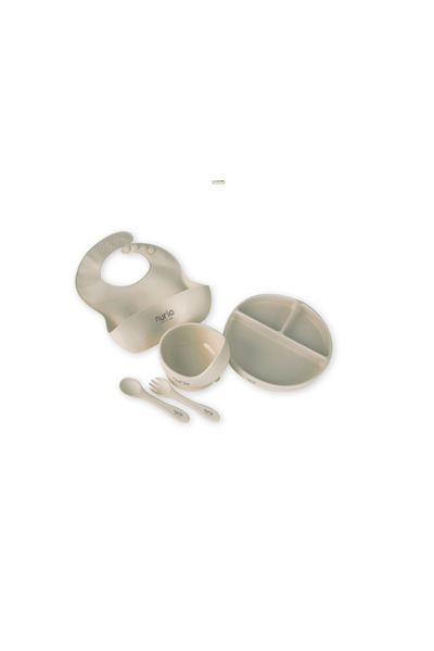 Nurio Silicone Diversification Set – 5 Pieces, Beige