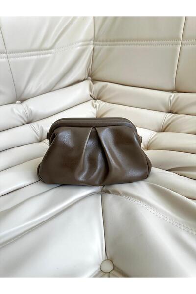 minebag Clutch Form Long Strap Degas Women's Bag Mink