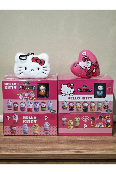 Acubens Flipperz Hello Kitty 1.Seri ve 2.Seri 24/24 Hacıyatmaz Figürler & Hed...