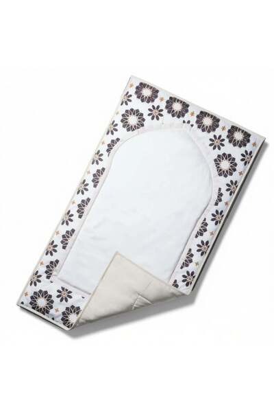 Reetal Prayer Mat – Modern Contemporary Design – Padded Velvet- Multicolor