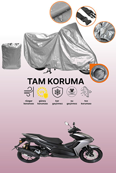 dokaca Gray Lock Compatible Full Protection Rks Arome 125 Engine Tarpaulin