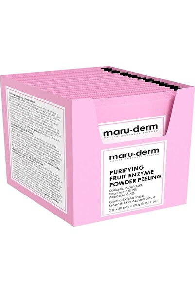 ODN مسحوق مارودرم لتقشير وتنقية البشرة 2 جرام × 30 قطعة، تقشير إنزيمي لإزالة ...