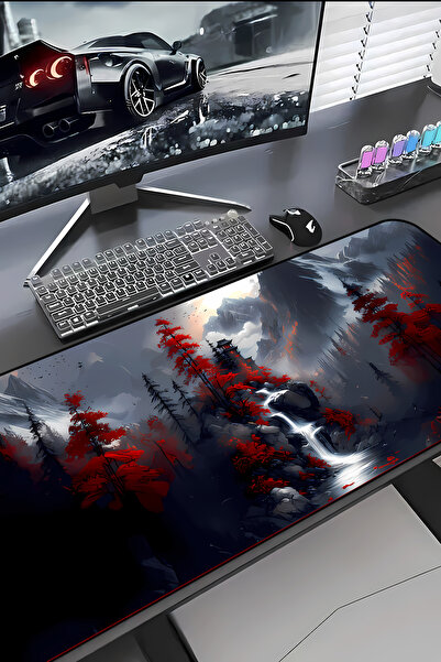 Charmbi Castle View Procontrol Mouse Pad 30X70 Gaming Mousepad Non-Slip Sole ...