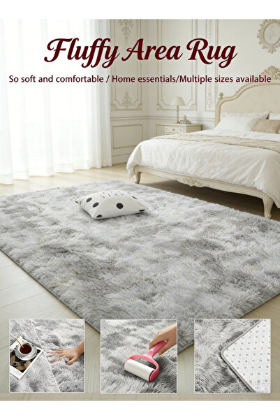 Generic Large Area Rugs for Living Room, Super Soft Fluffy Modern Bedroom Rug...