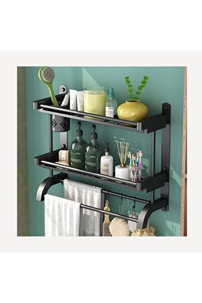 Arabest Bathroom Shelf,Bathroom Shelves Wall Mounted Floating Shelves，Towel B...