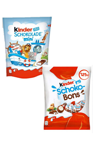 Pofika Kinder Schokolade Mini 120 gr Ve Kinder Schoko Bons 125 gr 2'li Fırsat...