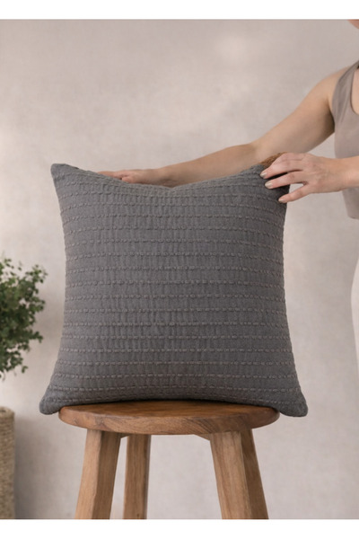 Markaev Calm Reversible Cotton Cushion Cover