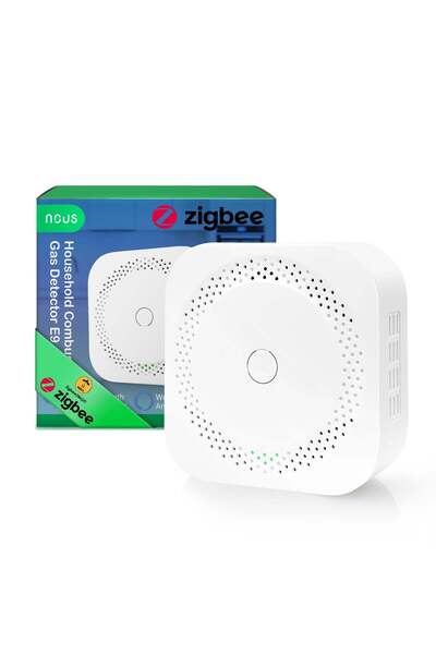 Nous Detector inteligent de scurgeri de gaze E9, Zigbee 3.0, compatibil cu Al...