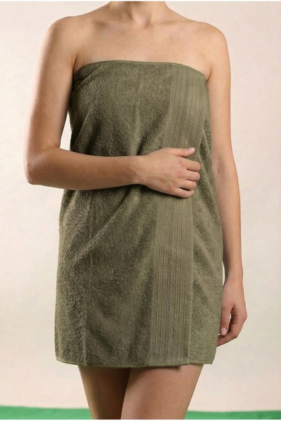 Anılsan Flovia Khaki Bath Towel - 70X140 Cm, 450Gr, 100% Cotton , Spa and Hot...