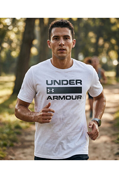 Under Armour Ua Team Issue Wordmark Ss Men's Casual T-Shirt White