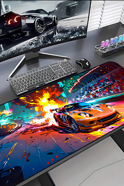 Charmbi Gta Sport Car Procontrol Mouse Pad 30X70 Gaming Mousepad Non-Slip Sol...