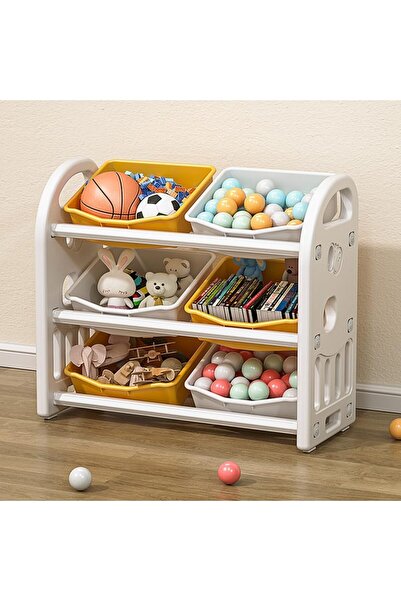 Arabest Children's toy storage rack, large capacity, suitable for boys and gi...