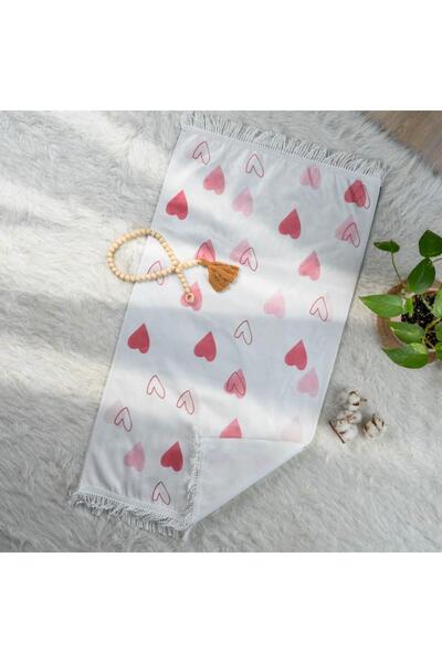 Reetal Kids Prayer Mat – Soft Velvet – 90x60cm – Pink Roses