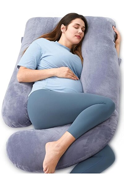 Arabest Pregnancy Pillows for Sleeping,U Shaped Full Body Maternity Pillow wi...