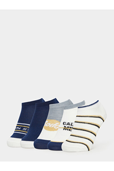 Styli Pack of 5 - Striped Detail Ankle Socks