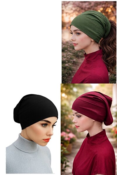 ALDAIYR 3 قطع من الملابس الداخلية النسائية المحجبة