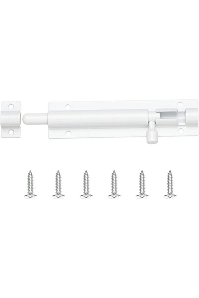 EXL 2/3/4/5/6/8inch Black Silver Barrel Aluminum Alloy Door Latch