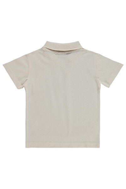 Civil Boys Tricou pentru băieți cu guler polo și broderie cu palmieri, pentru...