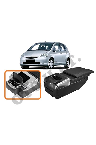 OTO H.İ.T. HONDA JAZZ 02-08 UYUMLU BARDAKLIKLI LÜKS KOL DAYAMA KOLÇAK SİYAH İ...