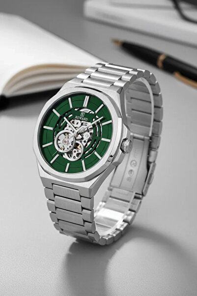 Reward Automatic Mechanism Skeleton Dial Men's Wristwatch