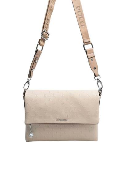 Silver Polo حذاء سيلفر آند بولو SP963 نسائي حقيبة عابرة للجسم موضة بيج-لاتيه