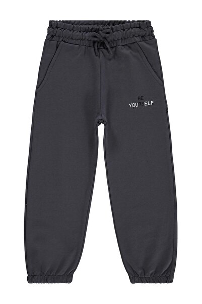 Civil Girls Girl's 2-5 Years Old Sweatpants - Anthracite 4-5 Years Old