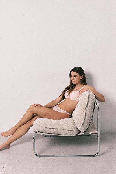 Women'secret حمالة صدر وردية رائعة من دانتيل بتصميم داعم