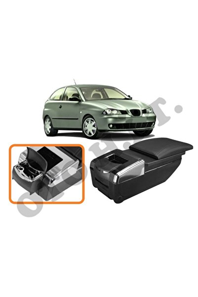 OTO H.İ.T. SEAT İBİZA MK2 UYUMLU BARDAKLIKLI LÜKS KOL DAYAMA KOLÇAK SİYAH İTHAL.