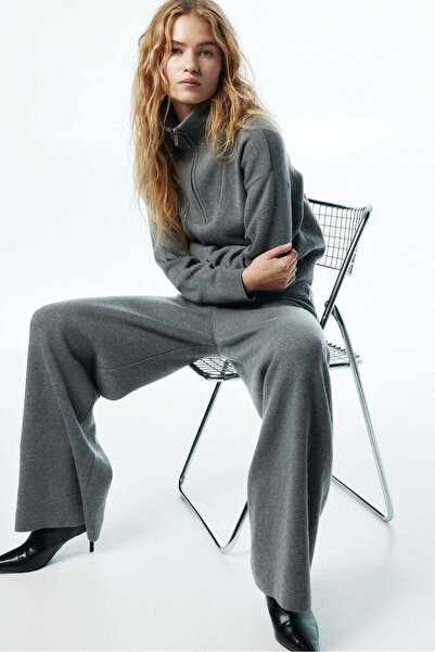 H&M Knitted drawstring trousers