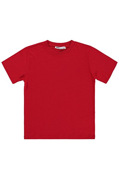 Civil Boys Basic T-Shirt for Ages 6-9 - Red for Ages 7-8
