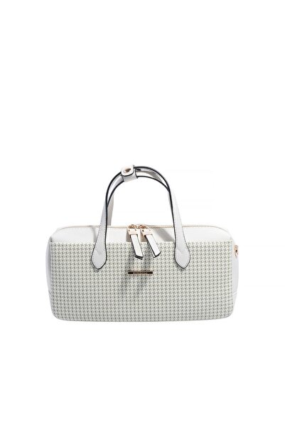 Silver Polo Silver & Polo Sp1276 Women's Clutch Bag Crow's Feet Plaid Green-Bone