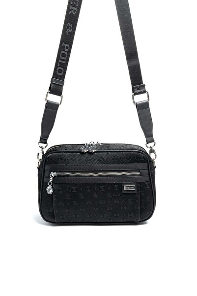 Silver Polo Silver & Polo SP1280 Modă pentru femei geantă crossbody Negru-Negru