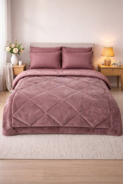 Violacasa Welsoft Fleece Exclusive Double Sleeping Set with 4 Pillow Cases an...