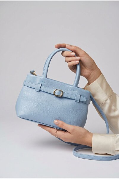 MRS.MODA Women's Hand and Shoulder Bag Belt Detail Leather-Look Stylish Class...