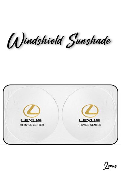 Lexus مظلة شمسية قابلة للطي للزجاج الأمامي للسيارة، 150 × 75 سم، عاكسة للأشعة...