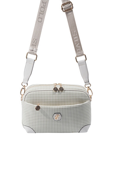 Silver Polo Silver & Polo Sp1094 Women's Crossbody Bag Crow's Feet Plaid Gree...