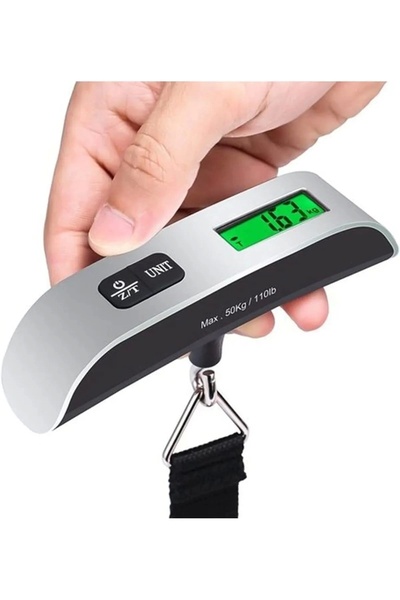 valletta Kuta Pratik Bagaj Valiz Bavul Ağırlık Ölçme Tartısı Çanta Kilo Teraz...