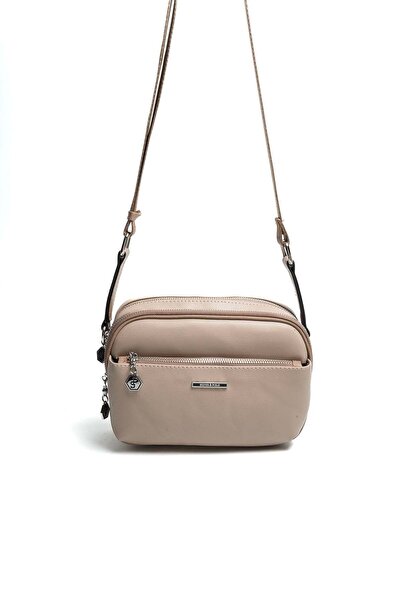 Silver Polo Silver & polo sp1162 women's Crossbody Bag flat dark beige-latte