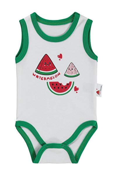 Nova Baby Tricou cu parfum de pepene verde pentru bebeluși 0-9 luni, cu capse...