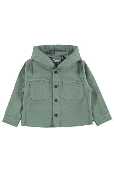 Civil Boys Boy's Double Pocketed Hooded Jacket for Ages 2-5 - Khaki 4-5 Years