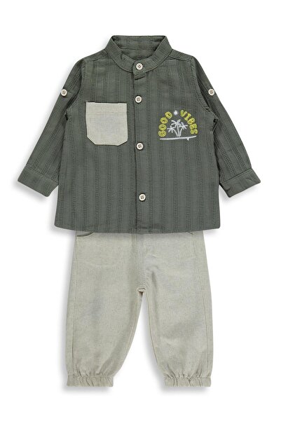 Concept. طقم كونسبت فارلي 3 قطع للأعمار من 6 إلى 18 شهرًا - أخضر للأعمار من 1...