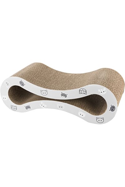 Trixie ميمي خدش موجة كرتونية مع النعناع البري رمادي 48×16×22 سم